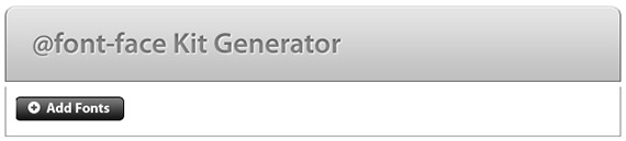 Загрузка файлов шрифтов в @font-face Generator